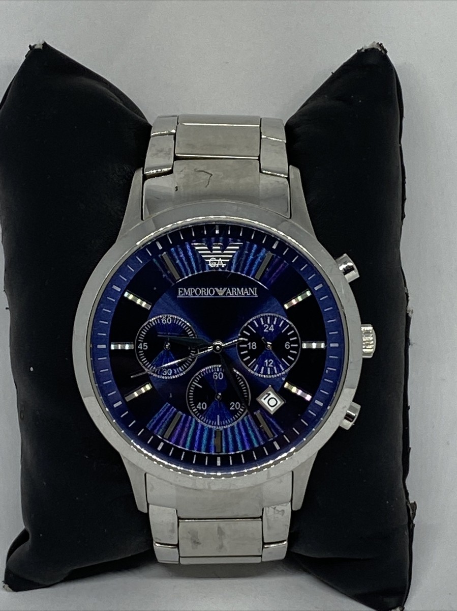 Emporio Armani AR2471 ステンレススチール 時計 Amazon.com: Emporio Armani Men's Automatic Silver Tone