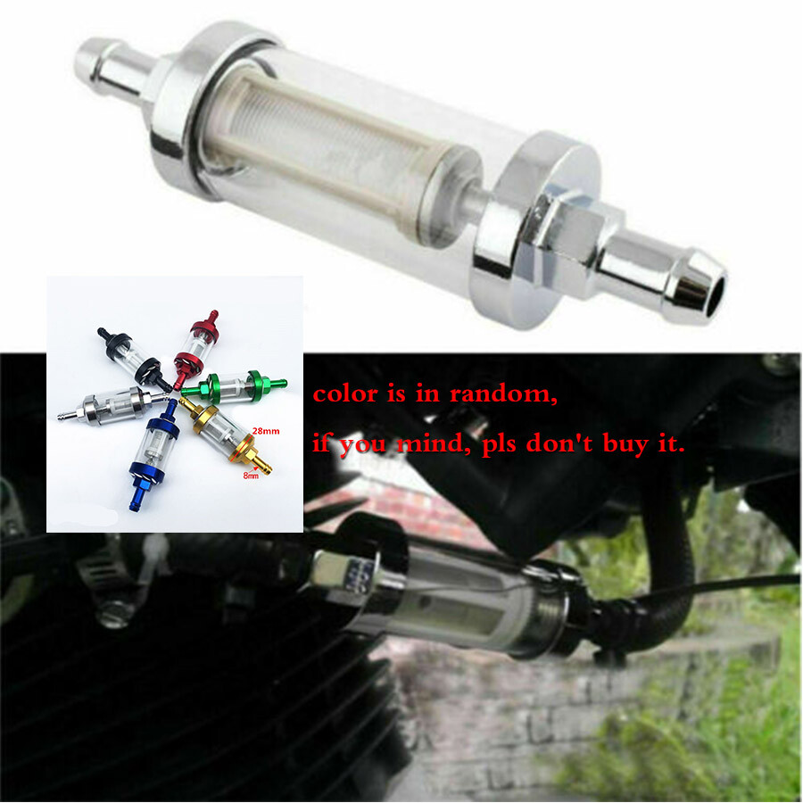 8mm 5/16''Fuel Filter Motorcycle Fuel Gas Filter for Honda Yamaha