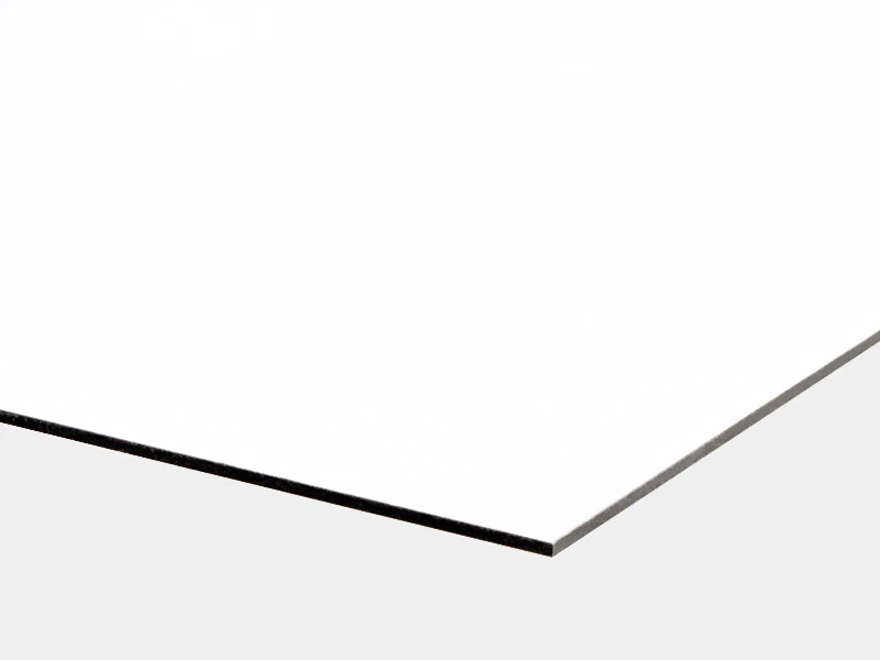 Pannello Lastra dibond alluminio d-bond bianco/argento 3mm con stampa personaliz - Immagine 2 di 4