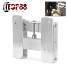 Adjustable 4'' Set Back Aluminum Jack Plate Tool Silver Outboard Boat Motor