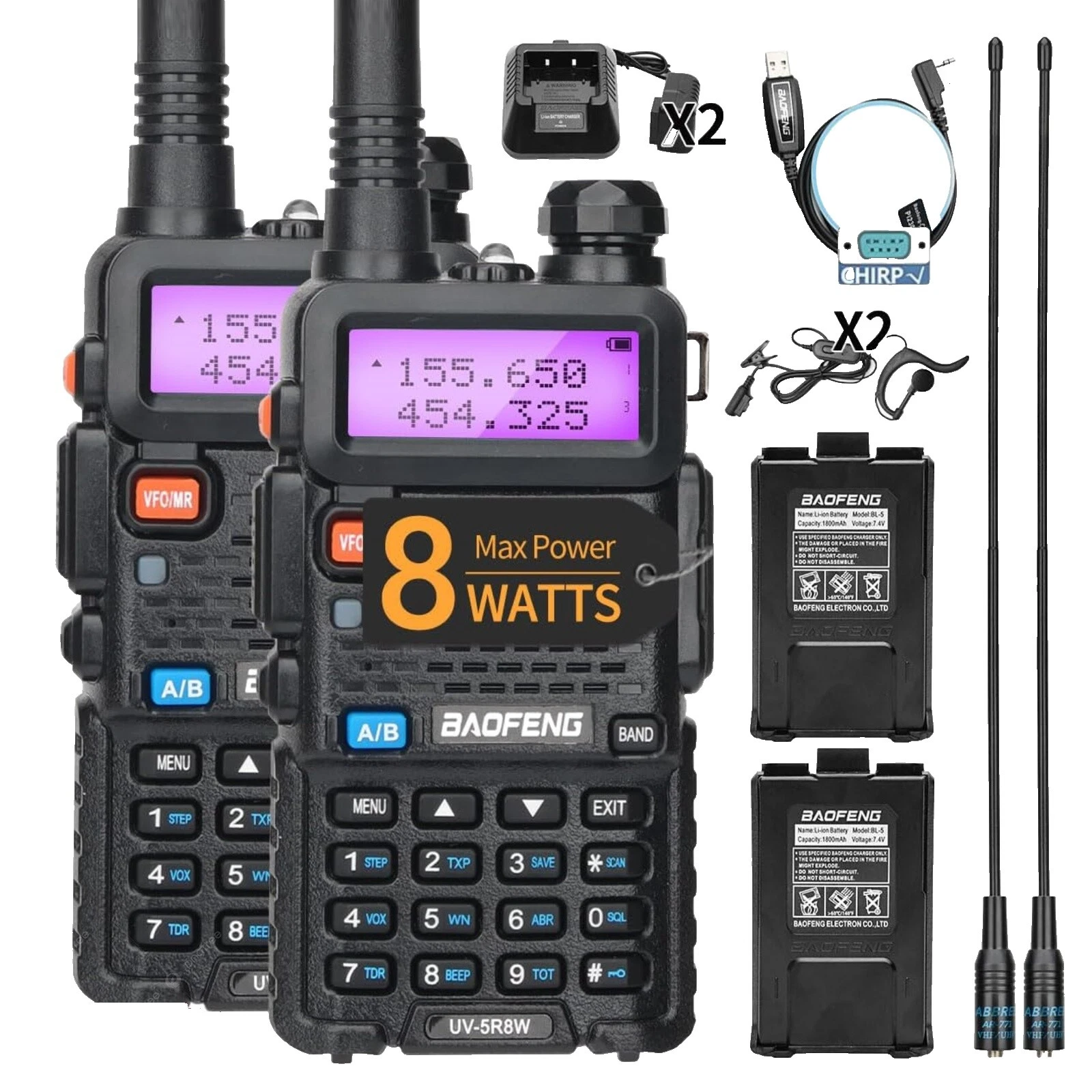 宝丰 UHF 业余无线电收发器