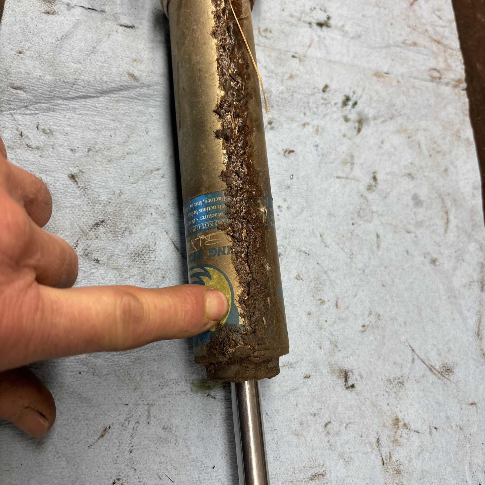 1994 Arctic Cat Zr 700 Snowmobile Rear Suspension Shock Needs Rebuilt