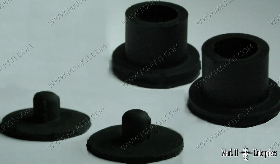 1959-1969 Lincoln Continental Power Steering Pump Mounting Pads SET OF 4 NEW - Image 2 of 2