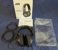 JVC Kenwood Victor HA-MX10-B Studio Monitor Headphones Hi-Res - US Seller, Rare!