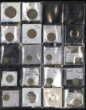 US Old Collection Lot of 52 Coins 2x2 Holders Barber Seated Large 1c NO RESERVE!