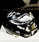 Saquon Barkley Signed Mini Helmet Philadelphia Eagles RB Beckett Certified