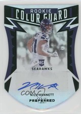 2016 Panini Preferred Rookie Color Guard Green 1/5 Nick Vannett #277 Auto 0t1