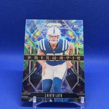Panini Prizm Prizmatic - Laiatu Latu - Green Wave Prizm Rookie - 2024 Colts NFL