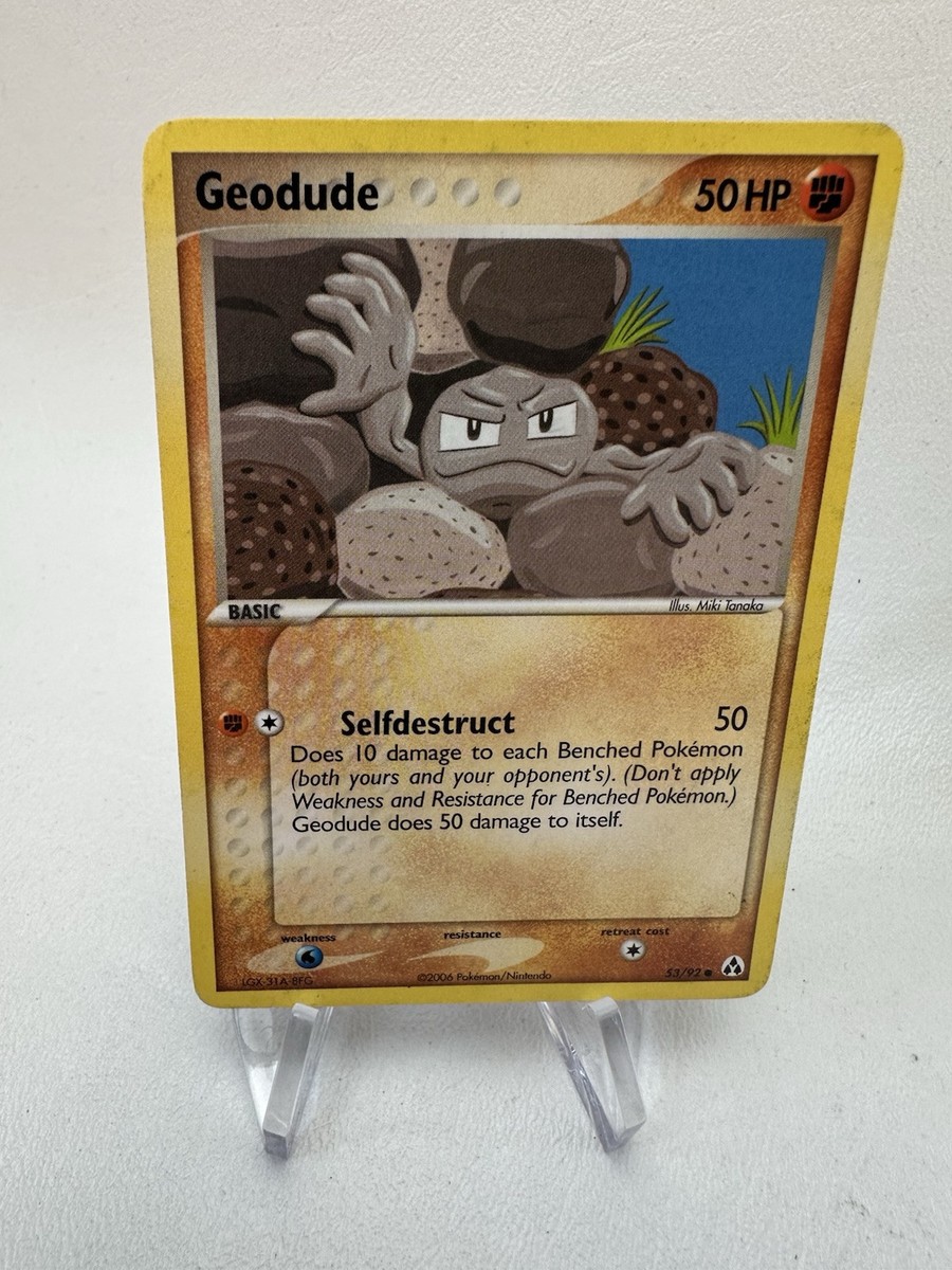 Pokémon Geodude 53/92 LM EX Legend Maker LP | eBay