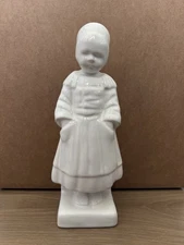 Henriot Quimper France White Glazed Figurine – “Savigny”