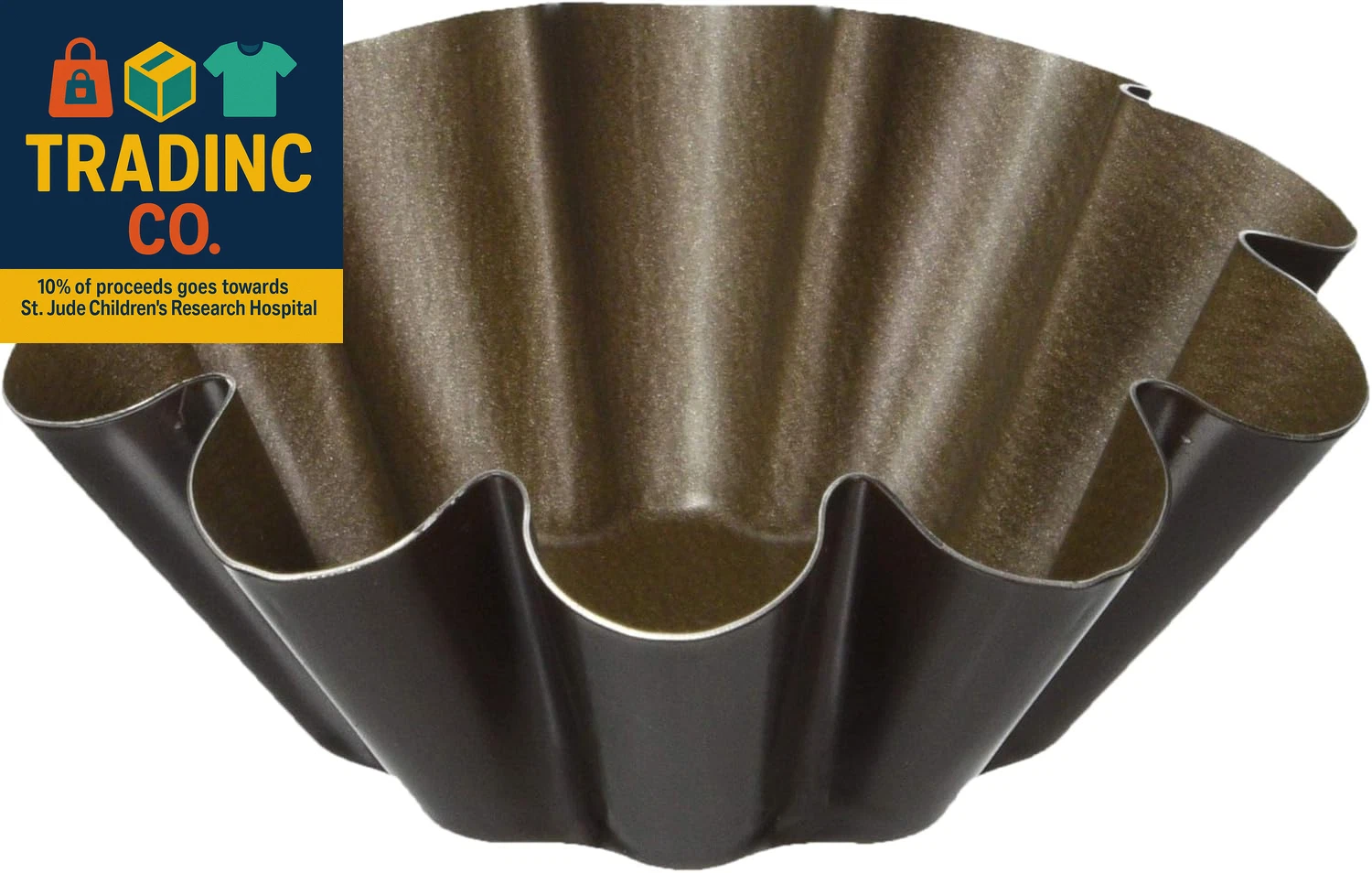 WGC19750 Brioche 10 Wave 293750 Diameter 3.5 Inches (90 Mm), Steel, France