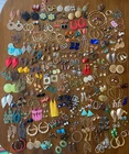 Earrings Lot 225 Pairs Costume Jewelry All Wearable Pierced Vintage To Modern