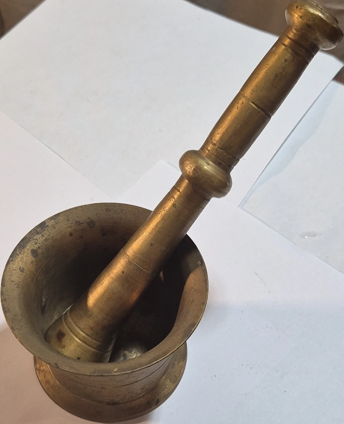 Brass Mortar and Pestle Set Pre-1930 Antique
Opens in a new window or tab