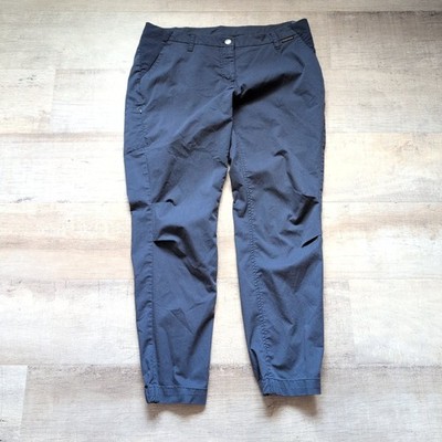 Jack Wolfskin womens At Home outdoor Hiking trousers night blue size L