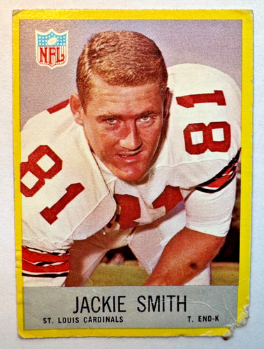 Jackie Smith #165 1967 Philadelphia card