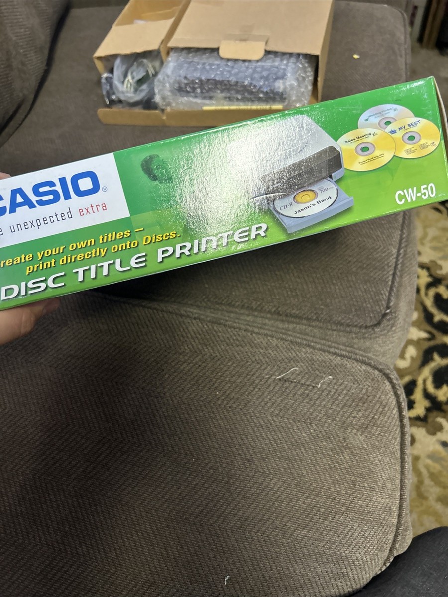 Casio CW-50 CD/DVD Thermal Printer for sale online | eBay