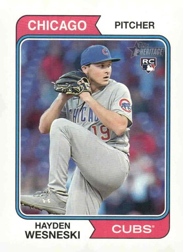 2023 Topps Heritage #180 Hayden Wesneski | Baseball Card