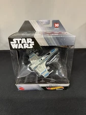 Star Wars Hot Wheels Starships Select E-Wing Fighter #30 New Republic MIB