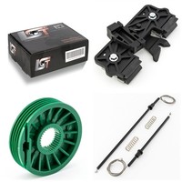 Fensterheber Reparatursatz Seilzug Rolle Metall GleitstüCk VR FüR Ford Fiesta 5