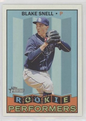 2016 Topps Heritage High Number Rookie Performers Blake Snell #RP-BS RC 3q5