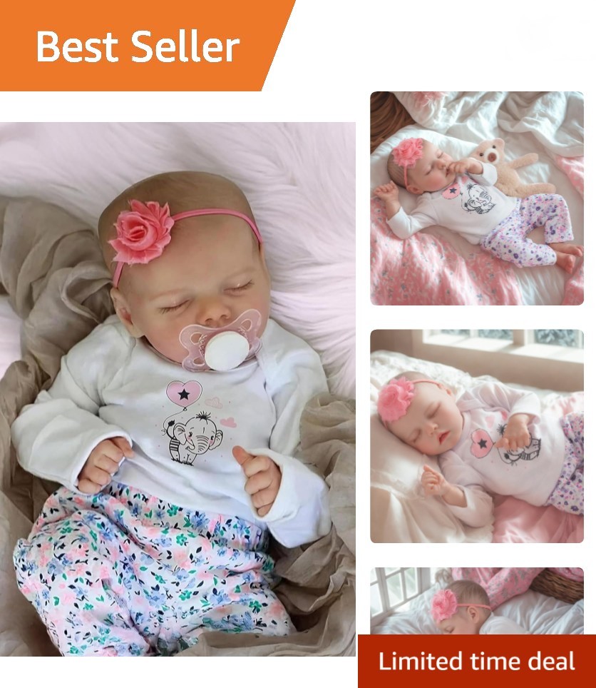 Girl, 17 Inch Real Baby Doll Soft Body Realistic N...