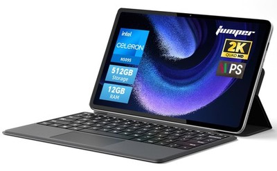 2-in-1 Laptop Tablet,12'' 2K Touchscreen, N5095 Processor,12GB RAM 512GB SSD |