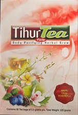 Tihur Tea Forte Red Box 90 Tea Bags Kosher