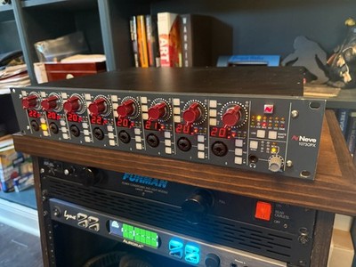 NEVE 1073OPX 8 CH Microphone Preamp with ***DANTE CARD/USB