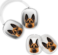 Clear TPU Skin Protector Cover Soft Headphone Case Anti-Scratch Earcup Cover Com