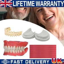 Denture Fake Teeth Full or Partial Denture at Home Repair Missing Teeth Set DIY