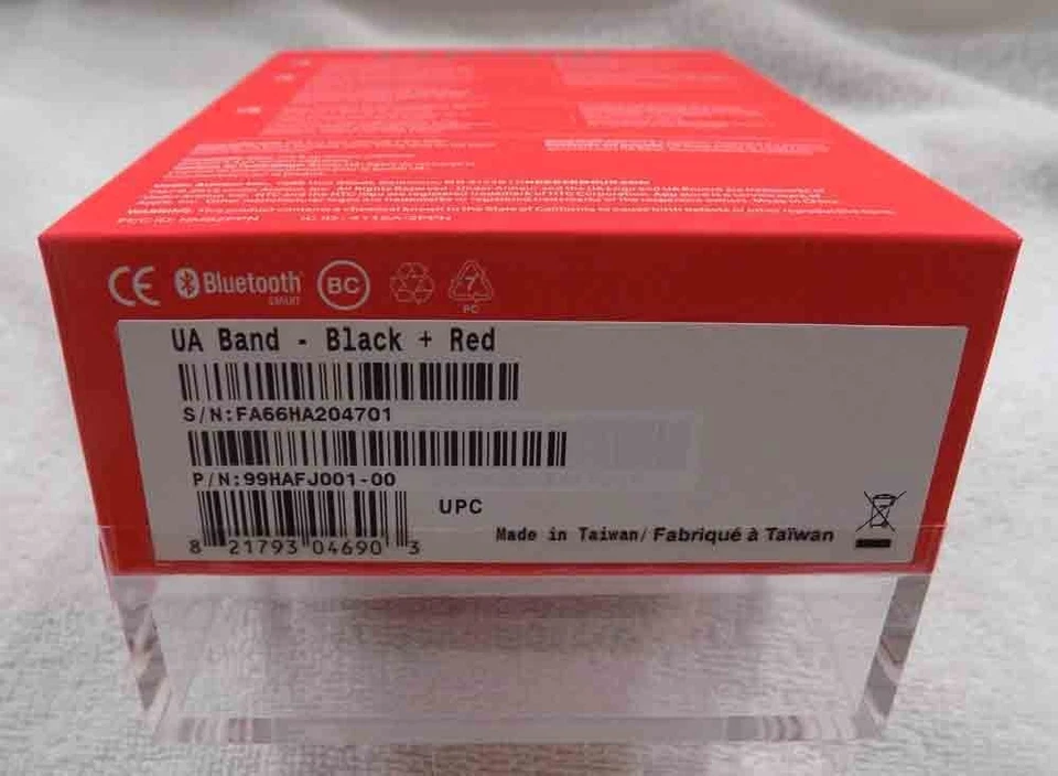 HURLEY UNDER ARMOUR Fitness Tracker Black Red Band c/HTC * NOVO LACRADO FRETE GRÁTIS - Imagem 4 de 4