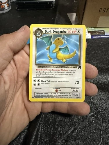 Pokémon Dark Dragonite TCG Card 22/82 Non-Holo