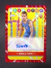 2024 Topps Chrome Basketball Red Geometric Refractor Nikola Topic #NSS-NT