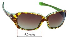 SFx Replacement Sunglass Lenses fits Oakley Script - 62mm Wide