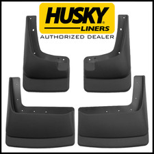 Husky Front Rear Mud Guards Flaps 1999-07 Ford F-350 Dually Wo Fender Flares