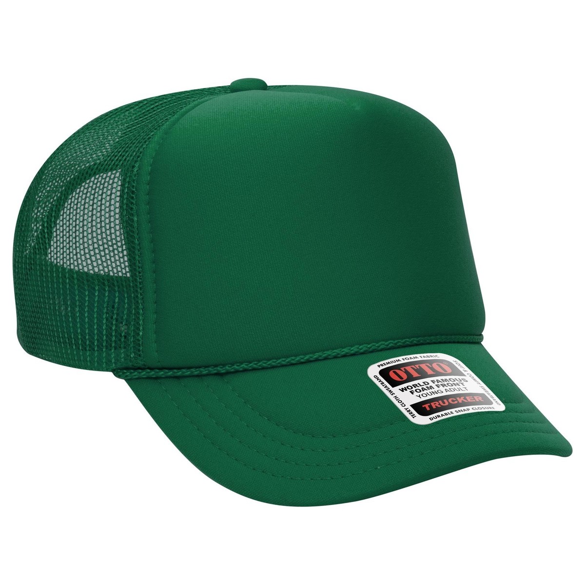 OTTO CAP 68-216 Youth 5 Panel High Crown Mesh Back Trucker Hat | eBay