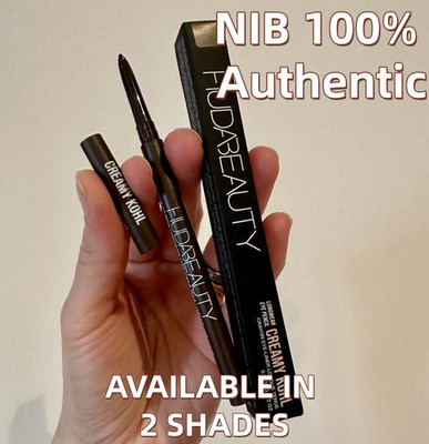 NIB 100% Authentic HUDA BEAUTY Creamy Kohl Longwear Eye Pencil,2 shades,0.012oz