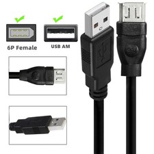 FireWire IEEE 1394 6Pin Female to USB 2.0 A Male Adapter Converter Cable 0.2m