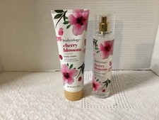 BODYCOLOGY CHERRY BLOSSOM BODY CREAM AND FRAGRANCE MIST 8OZ