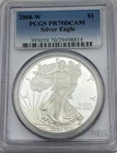 2008-W American Silver Eagle ASE PCGS PR70 DCAM West Point .999 Proof