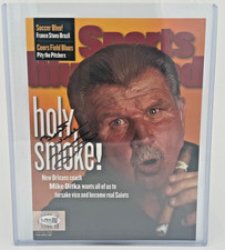 Mike Ditka Signed 1998 SI COVER ONLY JSA Inscribed Best Wishes 8 x 10 Saints