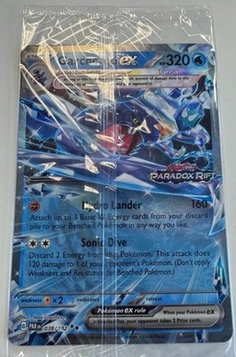 SV4 | PAR | GARCHOMP EX 038/182 |SEALED| POKEMON JUMBO STAMPED HOLO PROMOS Karte