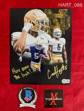 Cam Hart Notre Dame football autographed signed 8x10 photo Beckett Irish