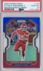 2020 Panini Prizm - #124 Patrick Mahomes II - Red/White/Blue Prizm - PSA 10