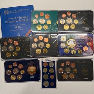Numinook: 9 x Italy Euro KMS Sammlung
