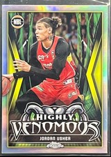 2023-24 NBL TOPPS CHROME Jordan Usher Highly Venomous REFRACTOR WILDCATS #HV-15