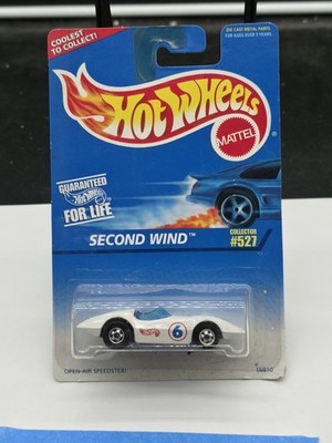 Vintage 1996 Hot Wheels Collector #527 Second Wind NEW On CardMade in India B176