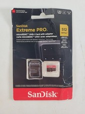 SanDisk Extreme PRO 512GB microSDXC UHS-I Memory Card with Adapter