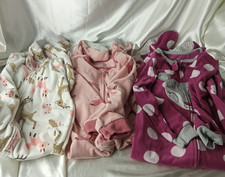 CARTER'S ONE PIECE FLEECE FOOTED SLEEPER SIZE 5T SET OF 3