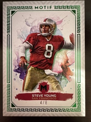 2024 Topps Motif - Winsor Green #88 STEVE YOUNG  Alpha Print /8